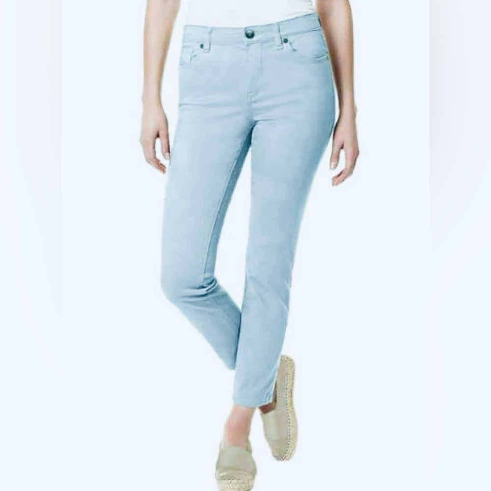 Buffalo David Bitton Light Blue Ankle Jeans
